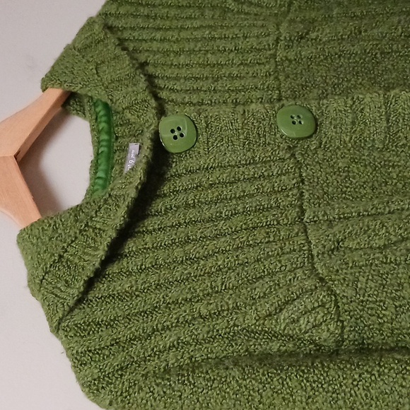Apt. 9 Cardigan Hoodie Sweater Green Size PL - Picture 3 of 15